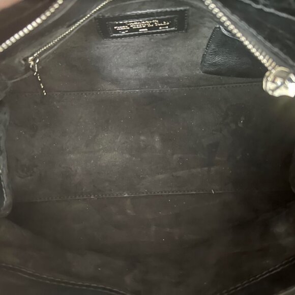 VBH "VAGABOND" LEATHER CROCODILE COMBO HANDBAG SATCHEL CARRY ON - Picture 14 of 15